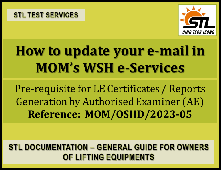 MOM E-SERVICE SYSTEM | HOW TO UPDATE EMAIL