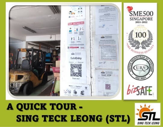 Visual Walk on our Production Floor & Office: Sing Teck Leong